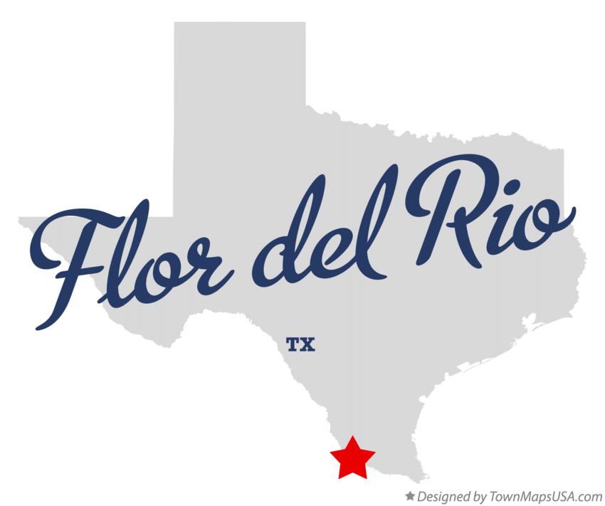 Map of Flor del Rio Texas TX