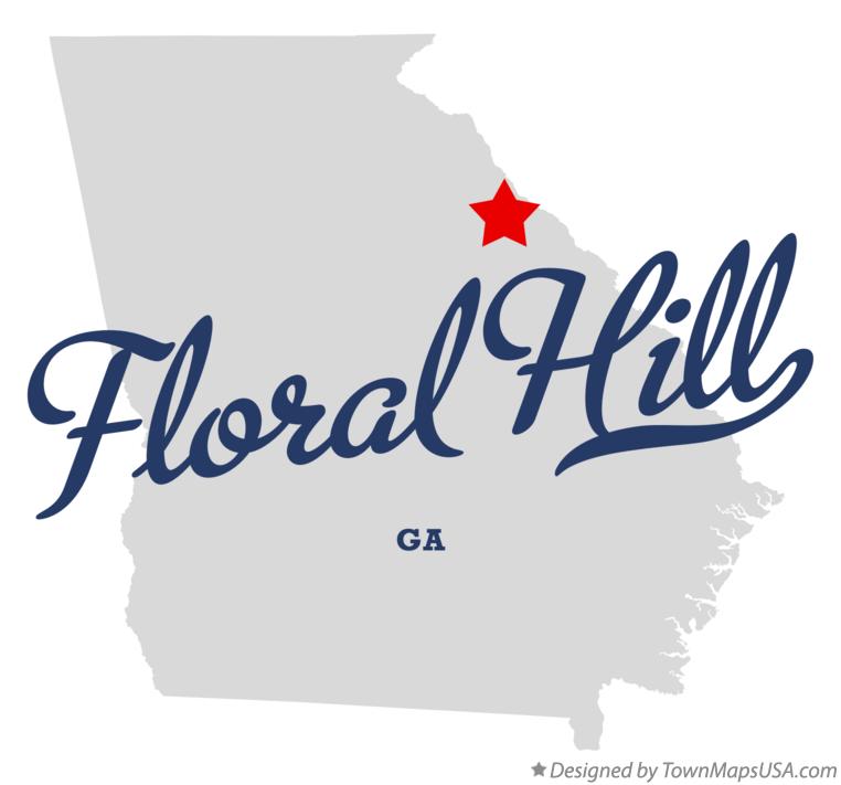 Map of Floral Hill Georgia GA
