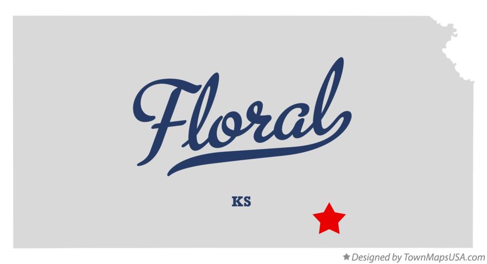 Map of Floral Kansas KS