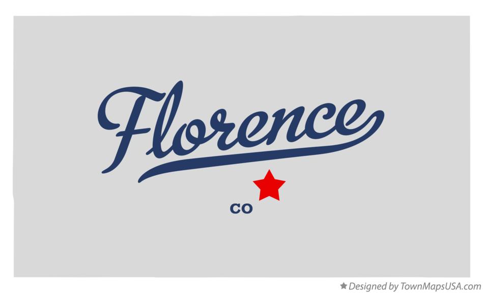 Map of Florence Colorado CO
