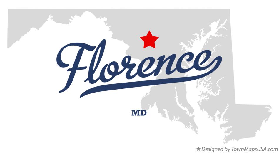 Map of Florence Maryland MD