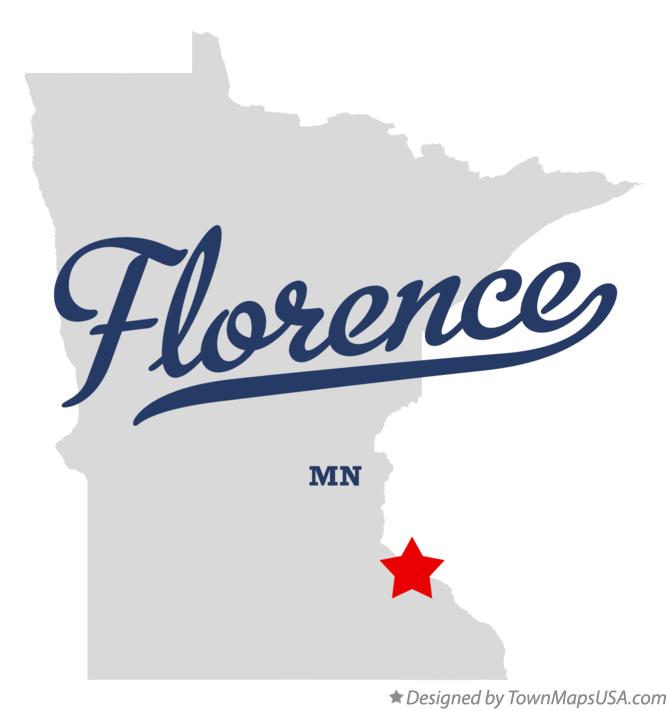 Map of Florence Minnesota MN