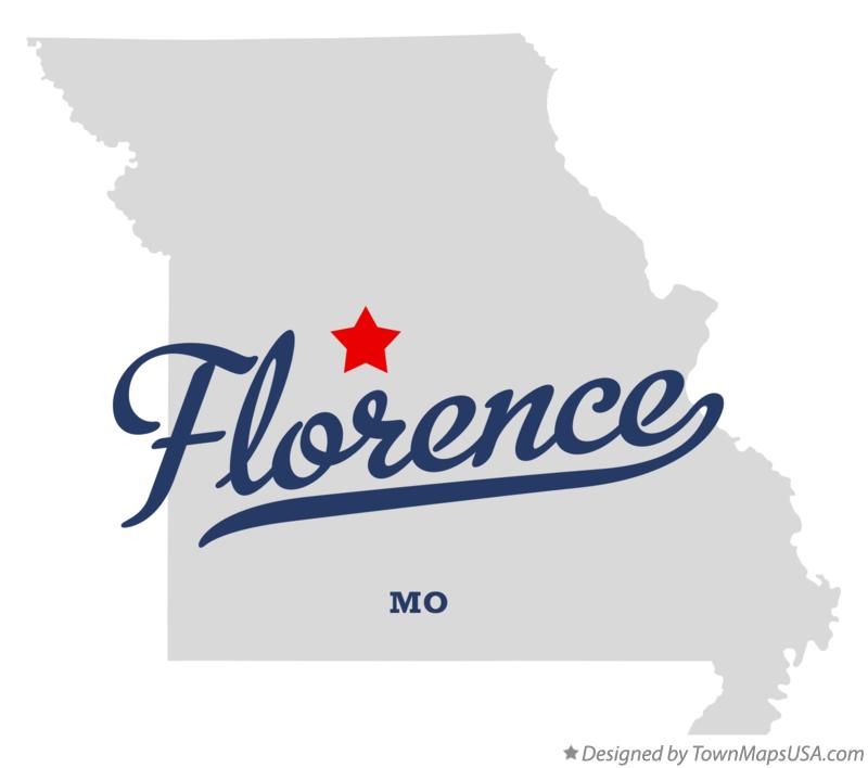 Map of Florence Missouri MO