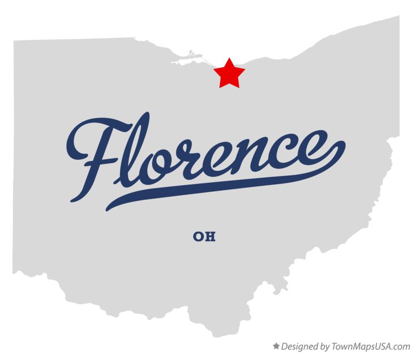 Map of Florence Ohio OH