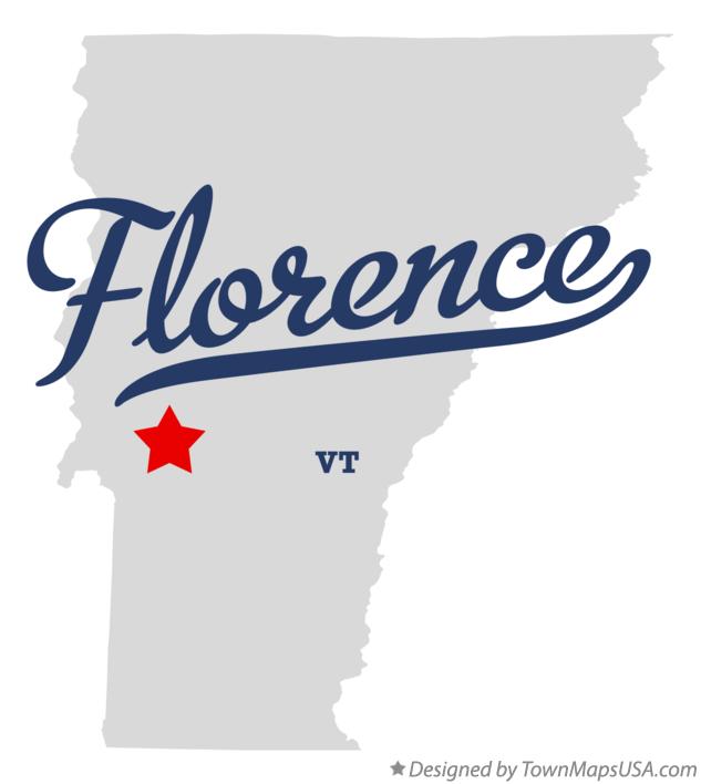 Map of Florence Vermont VT