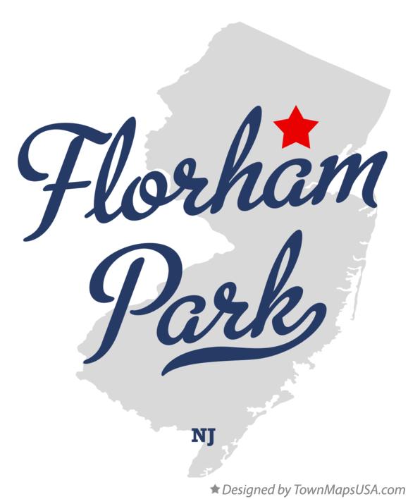 Map of Florham Park New Jersey NJ