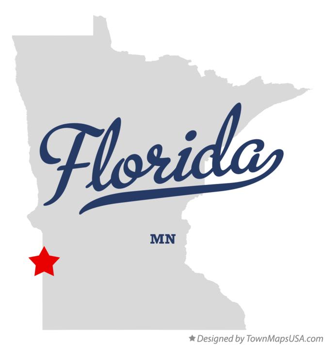 Map of Florida Minnesota MN