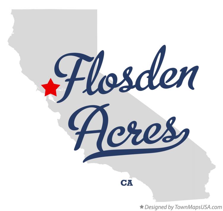 Map of Flosden Acres California CA