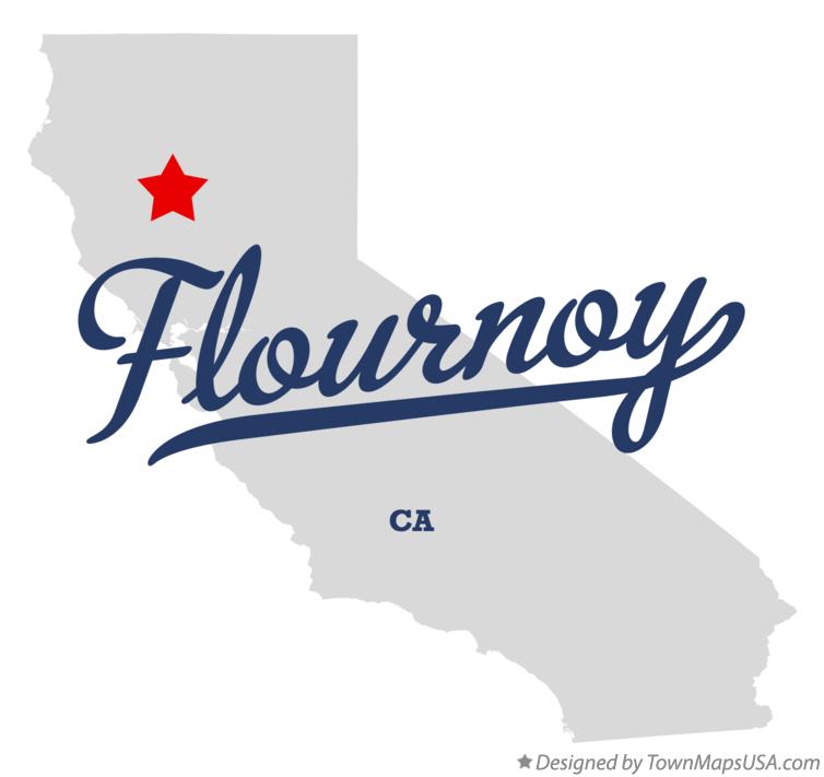 Map of Flournoy California CA