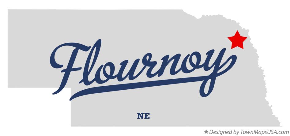 Map of Flournoy Nebraska NE