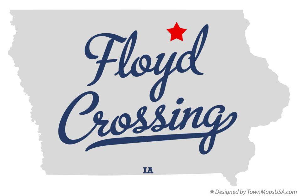 Map of Floyd Crossing Iowa IA