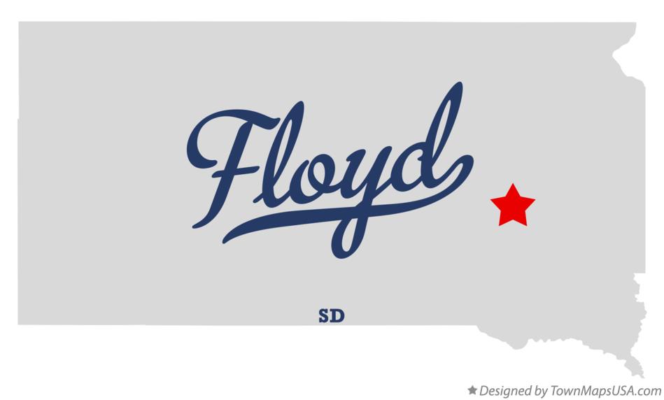 Map of Floyd South Dakota SD