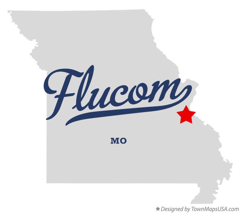 Map of Flucom Missouri MO
