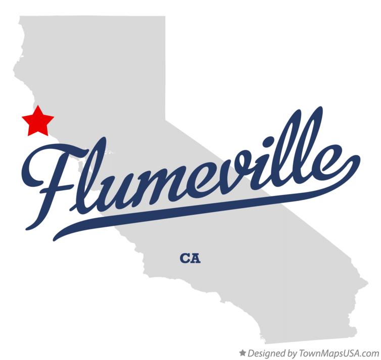 Map of Flumeville California CA