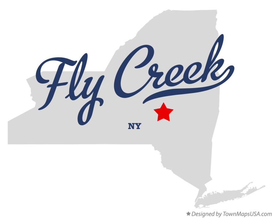Map of Fly Creek New York NY