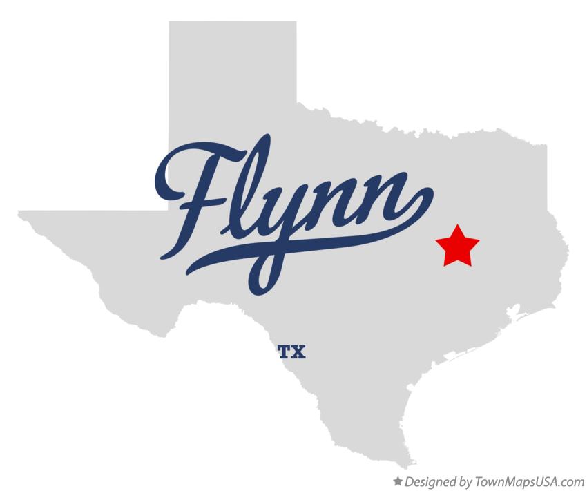 Map of Flynn Texas TX