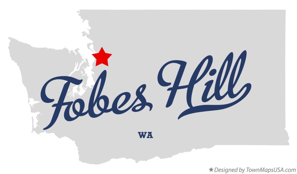 Map of Fobes Hill Washington WA