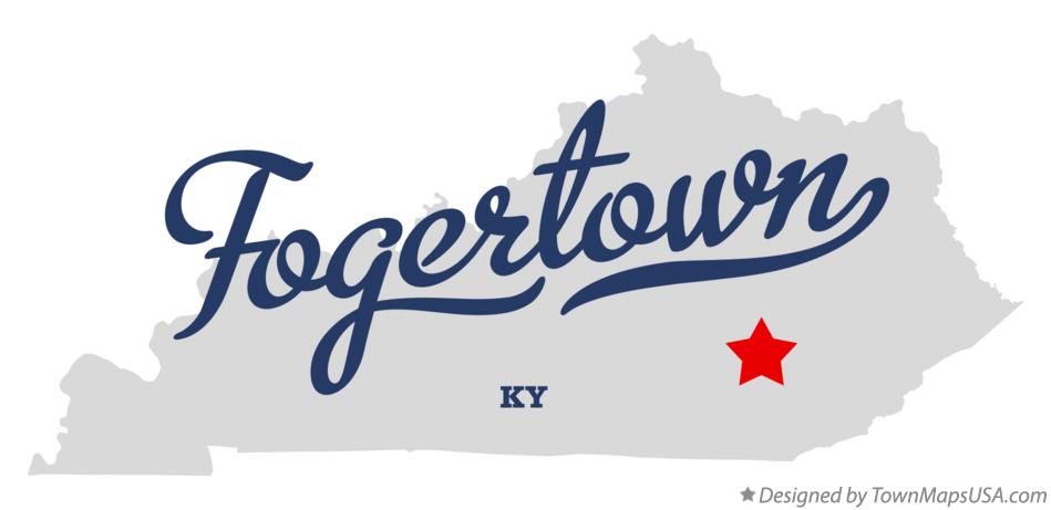 Map of Fogertown Kentucky KY
