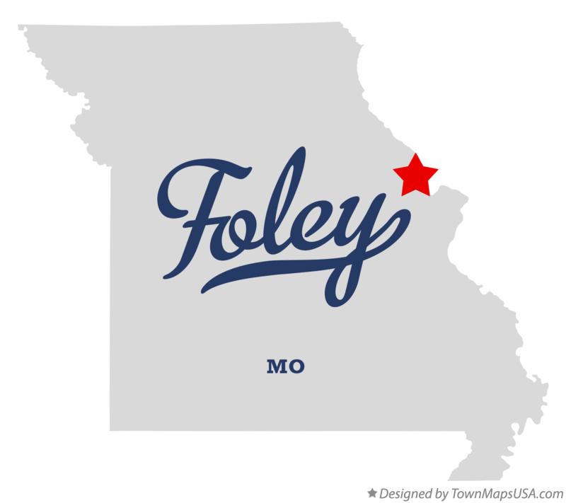 Map of Foley Missouri MO