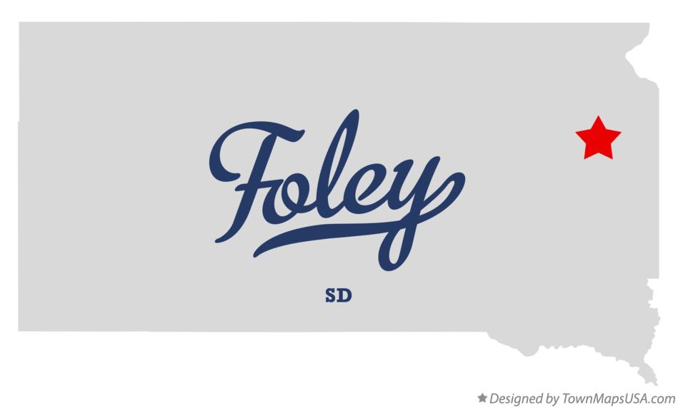 Map of Foley South Dakota SD