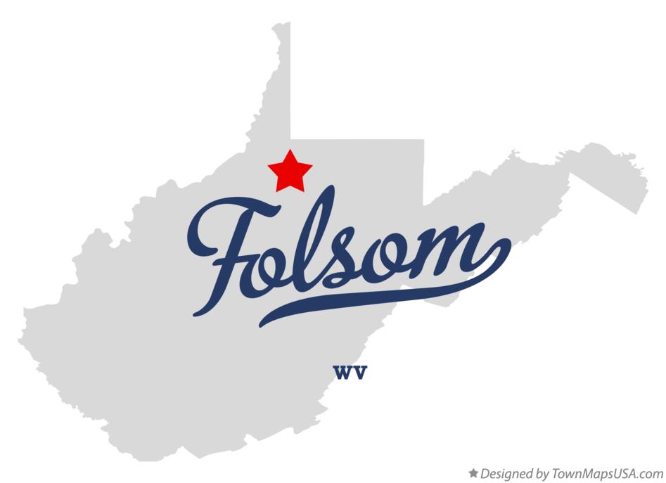 Map of Folsom West Virginia WV