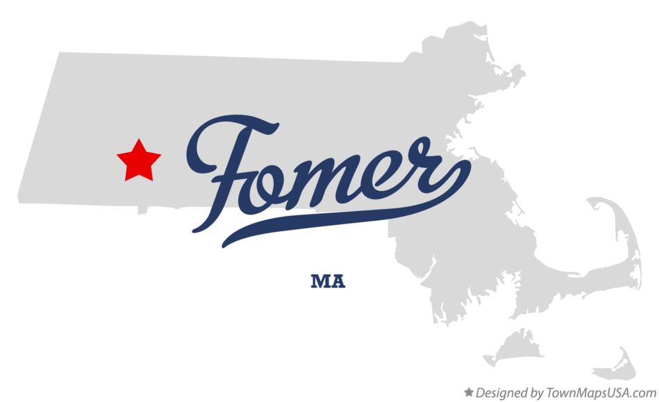 Map of Fomer Massachusetts MA