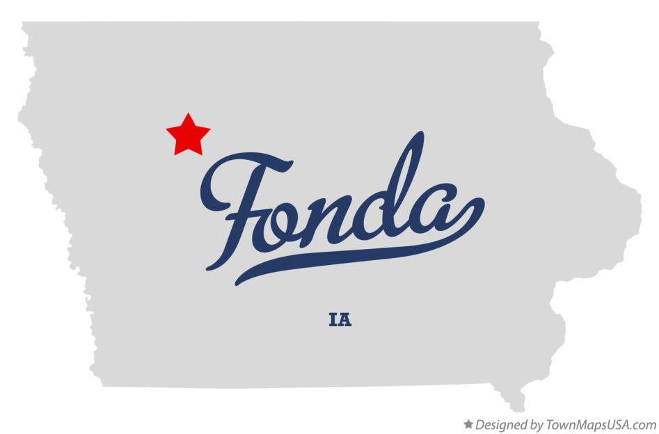 Map of Fonda Iowa IA