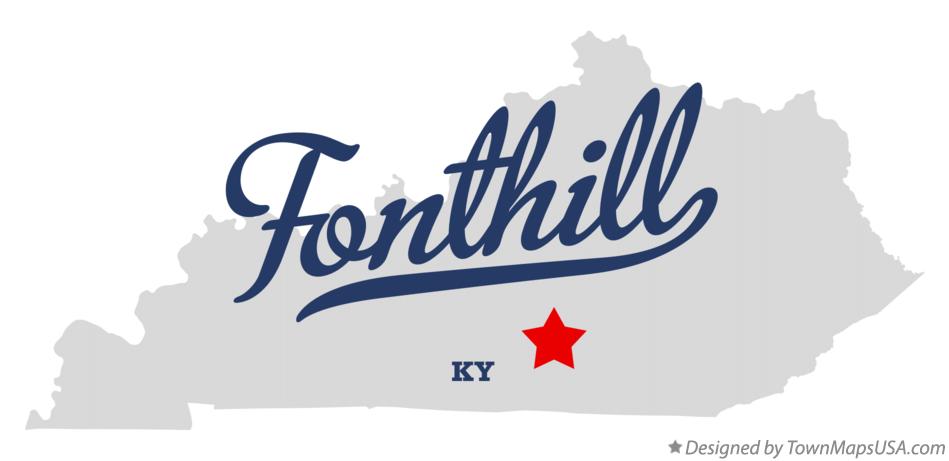 Map of Fonthill Kentucky KY