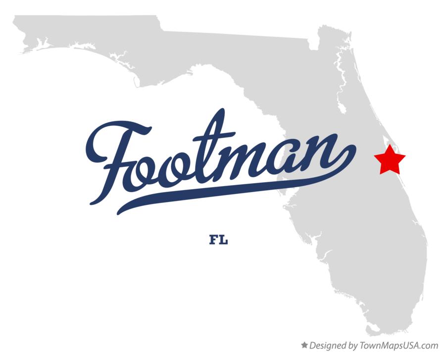 Map of Footman Florida FL