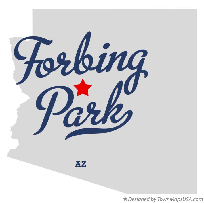 Map of Forbing Park Arizona AZ