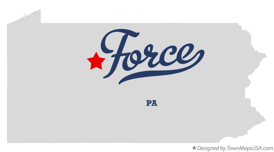 Map of Force Pennsylvania PA
