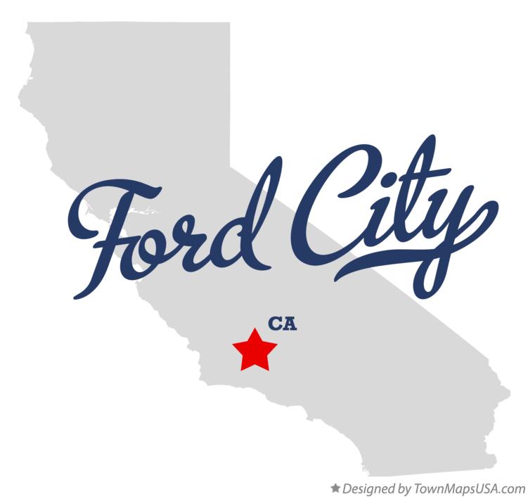 Map of Ford City California CA