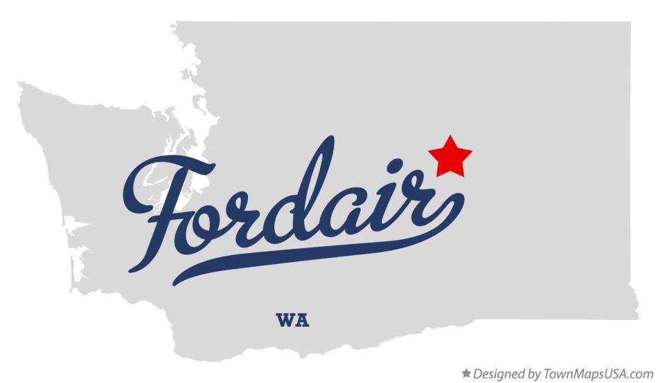 Map of Fordair Washington WA