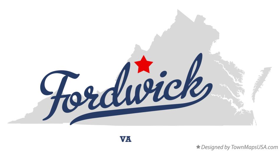 Map of Fordwick Virginia VA