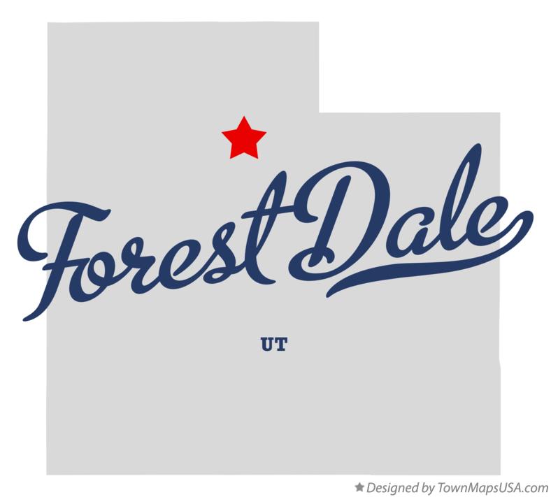 Map of Forest Dale Utah UT