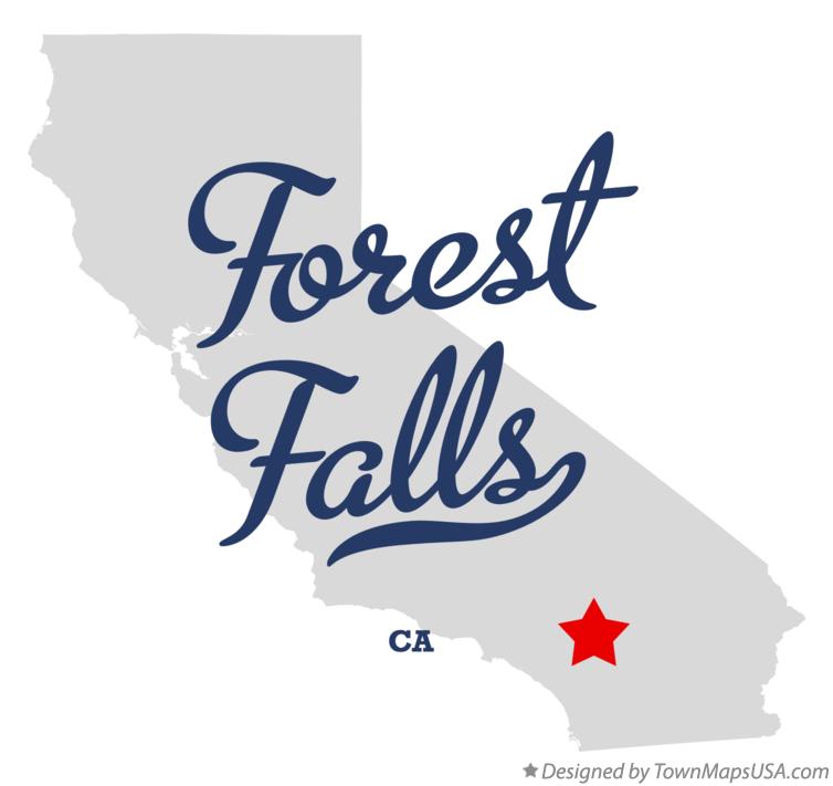 Map of Forest Falls California CA