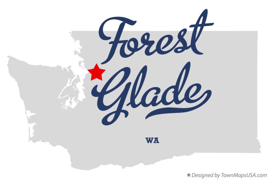 Map of Forest Glade Washington WA