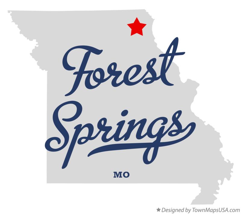 Map of Forest Springs Missouri MO
