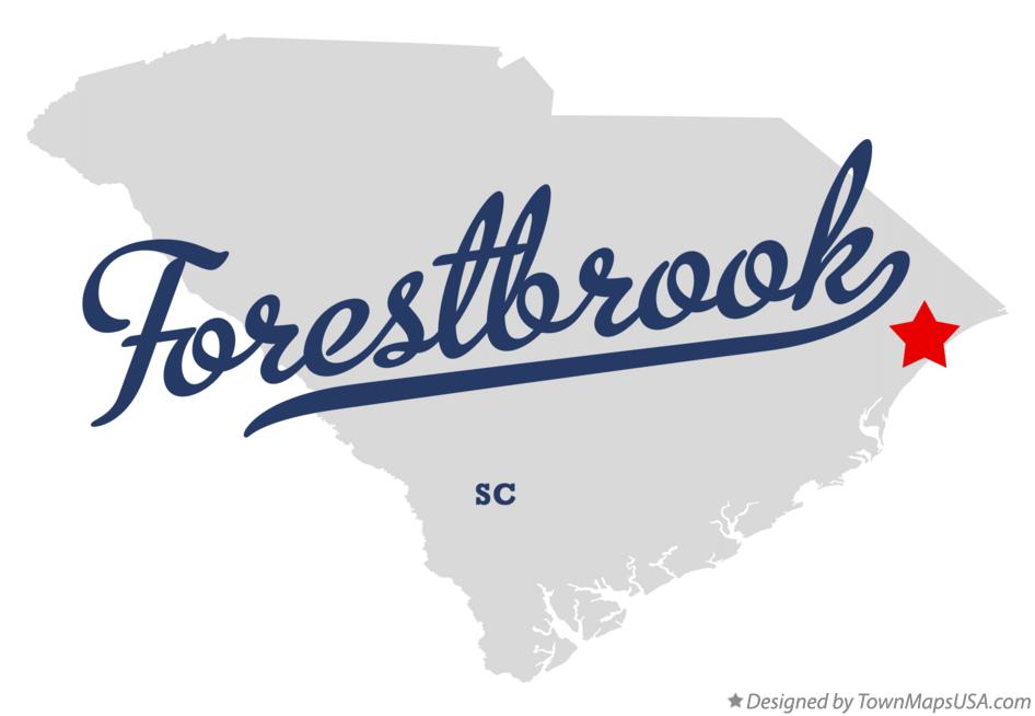 Map of Forestbrook South Carolina SC