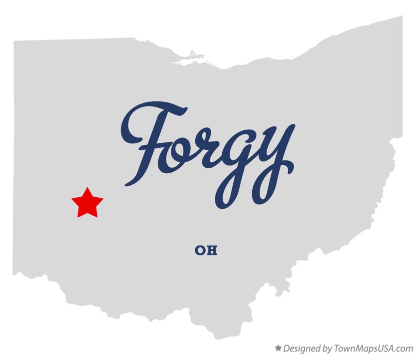 Map of Forgy Ohio OH