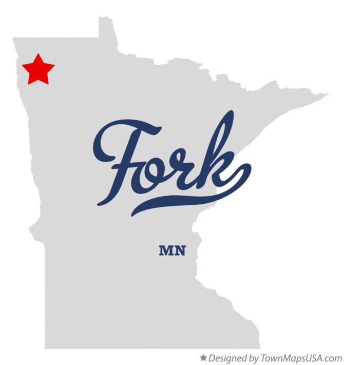 Map of Fork Minnesota MN