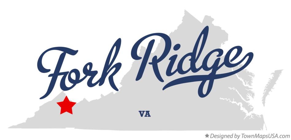 Map of Fork Ridge Virginia VA