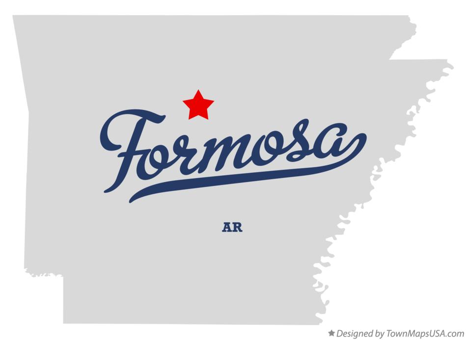 Map of Formosa Arkansas AR