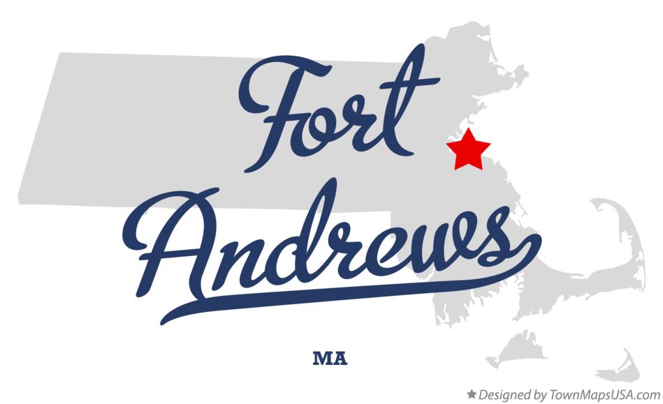 Map of Fort Andrews Massachusetts MA