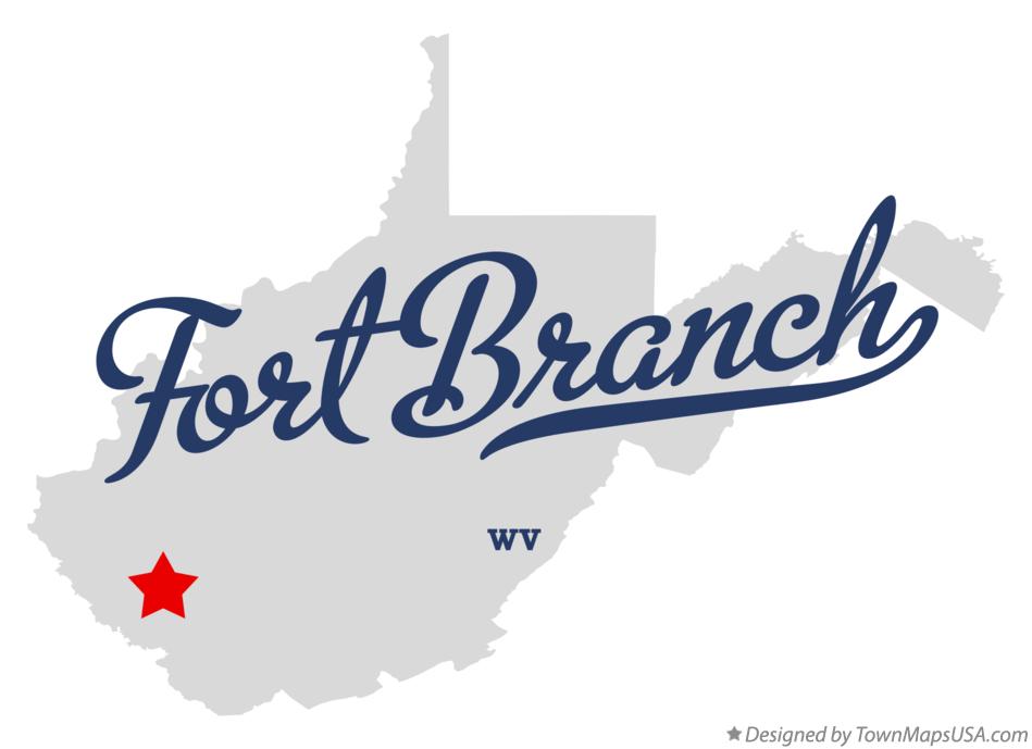 Map of Fort Branch West Virginia WV