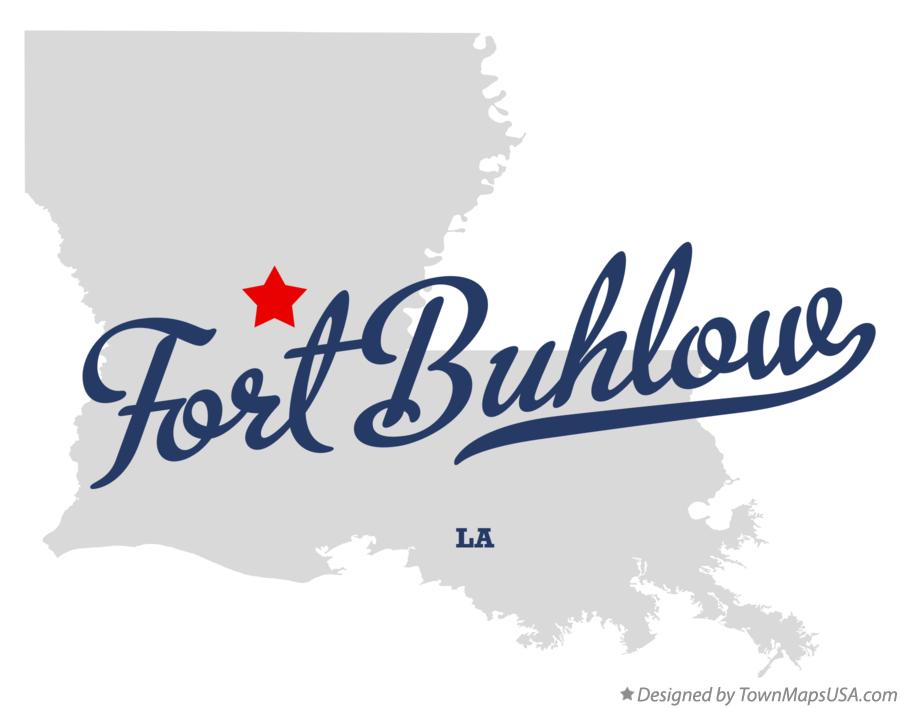 Map of Fort Buhlow Louisiana LA