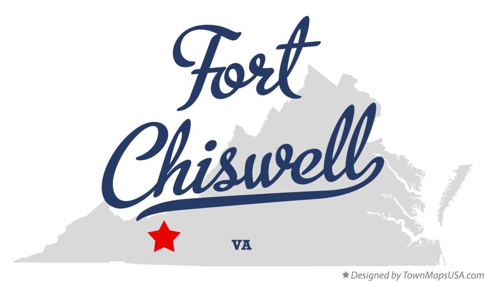 Map of Fort Chiswell Virginia VA