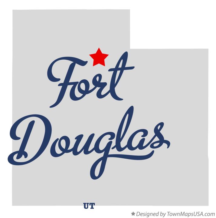 Map of Fort Douglas Utah UT