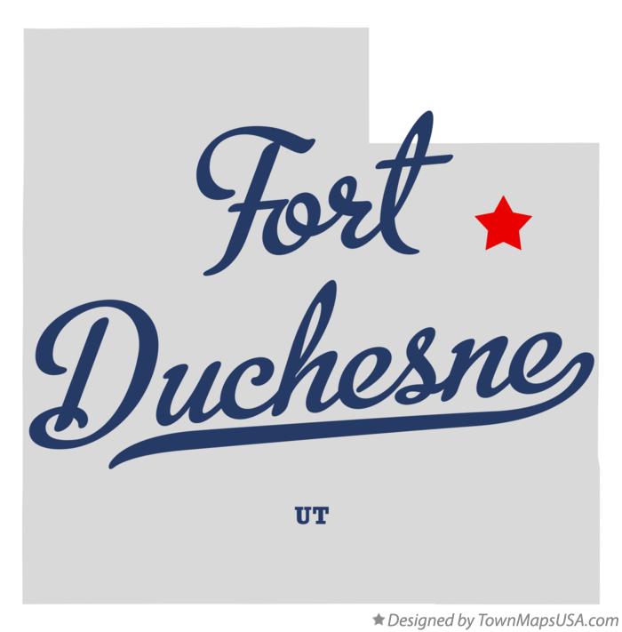 Map of Fort Duchesne Utah UT
