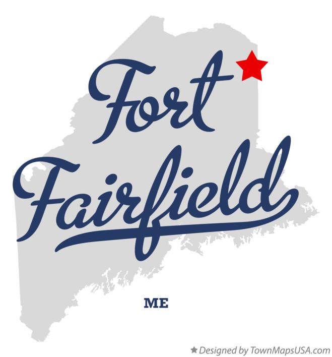 Map of Fort Fairfield Maine ME